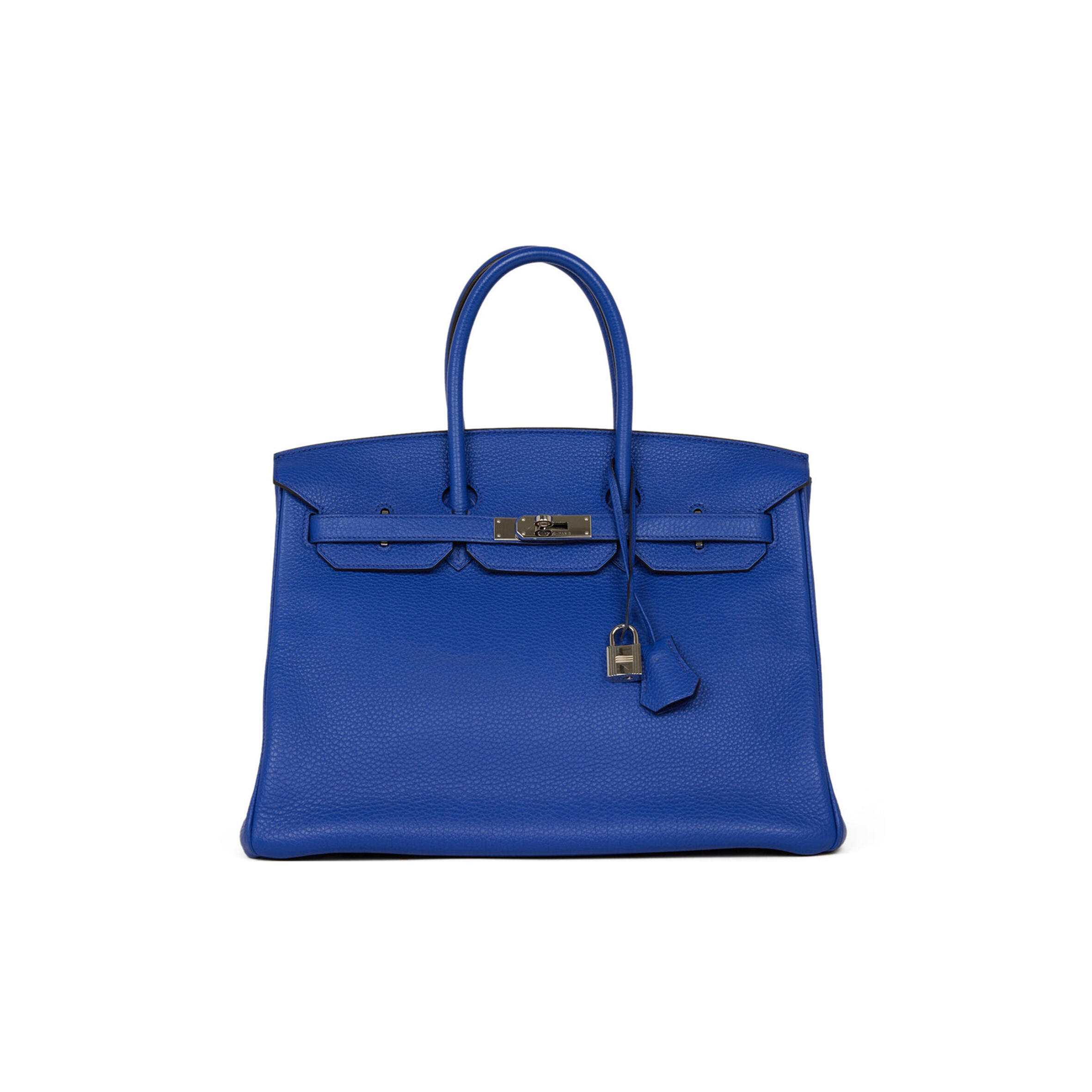 H**me5 BIRKIN 35 BLEU ELECTRIC TOGO PALLADIUM HARDWARE (35cm) Master Quality